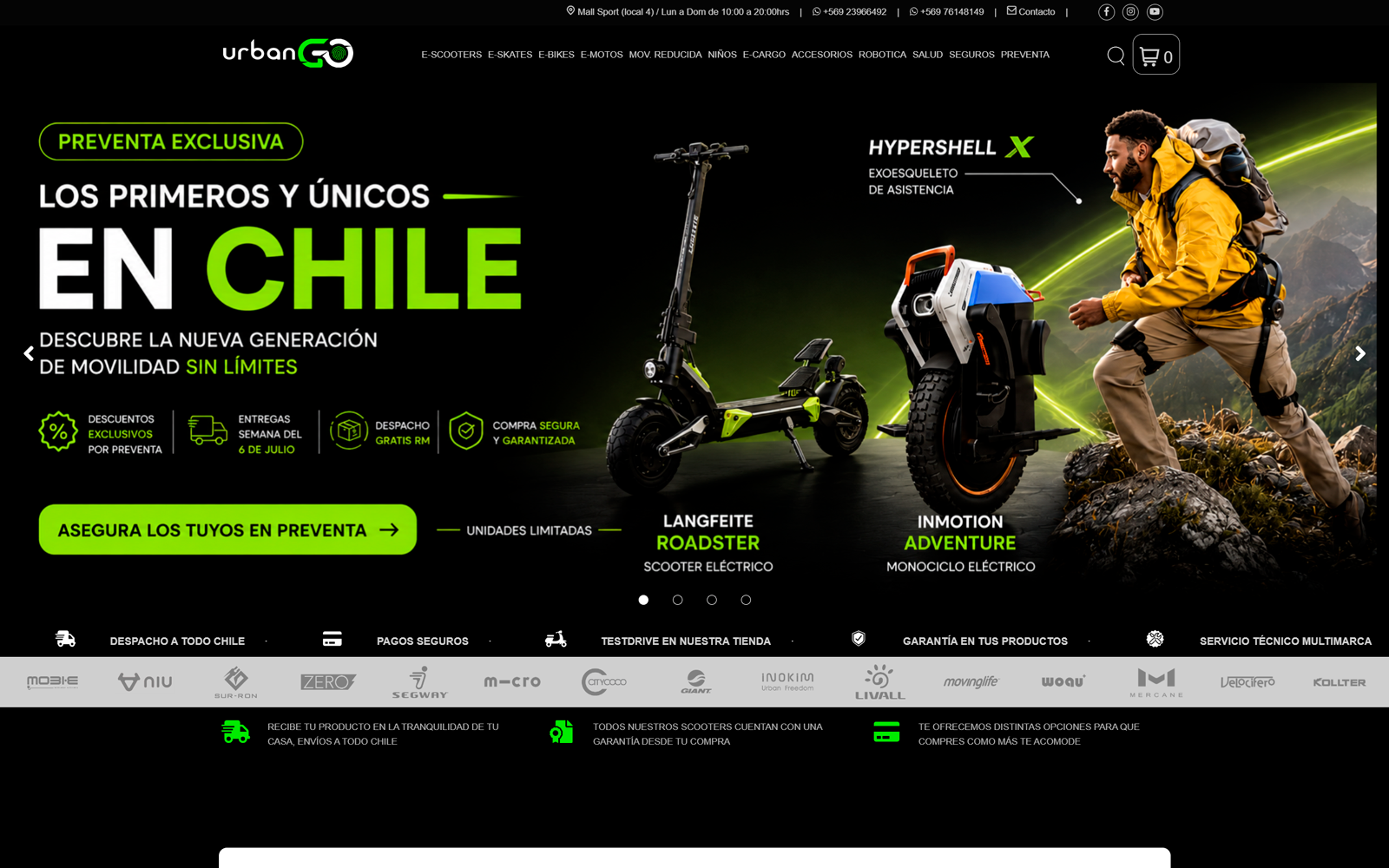 Captura del proyecto UrbanGO